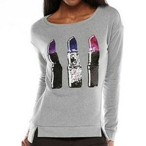 Juicy couture sequin sweatshirt